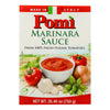 Pomi Tomatoes Marinara Sauce - Case of 12 - 26.46 Fl oz.