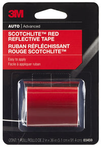 Reflective Safety Tape, Red, 2 x 36-In.