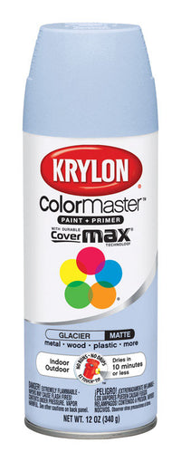 Krylon  ColorMaster  Matte  Glacier  Spray Paint  12 oz.