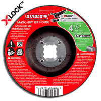 X-Lock Masonry Grinding Disc, 4.5 x 1/4-In.