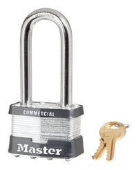 Master Lock 2 in. W Steel Pin Tumbler Padlock Keyed Alike