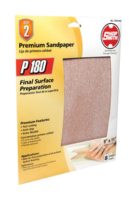 Sandpapr Prm180#9X11 8Pk