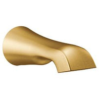 Brushed gold nondiverter spouts