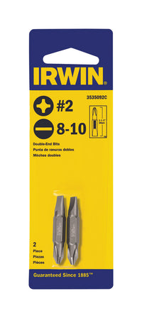 Irwin  Drill Bit  Steel  2 pc.