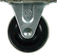 Shepherd Hardware 2.5 in. D Hard Rubber Rigid Caster 175 lb 1 pk