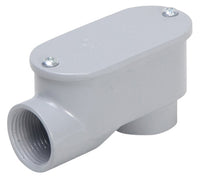 Conduit Fitting, Rigid Service Entrance Elbow, Die-Cast Aluminum, 1/2-In.