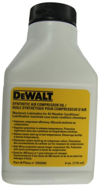 DEWALT COMPRESSOR OIL 4 OZ.