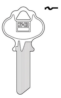 Hy-Ko Traditional Key Automotive Key Blank Single sided For Ilco (Pack of 10)