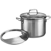 3 Pc - 6 Qt Stainless Steel Pasta Cooker