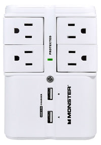 Monster  Just Power It Up  540 J 4 outlets Surge Tap