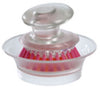 Casabella 3 in. W Plastic Handle Mini Brush Scrubber w/Holder