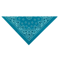 TOP PERFORMANCE Light Blue Paisley Bandana