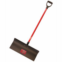 Steel Show Pusher, D-Grip 24-In. Fiberglass Handle