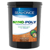 Seal-Once  NANO plus POLY  Matte  Clear  Water-Based  Premium Wood Sealer  5 gal.