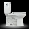 TOTO® Drake® II 1G® Two-Piece Elongated 1.0 GPF Universal Height Toilet with CEFIONTECT and SS124 SoftClose Seat, WASHLET+ Ready, Colonia White - MS454124CUFG#11