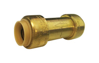 ProLine 1/2 in.   Push  T X 1/2 in.   D Push  Brass Check Valve