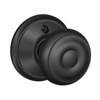 Schlage Georgian Matte Black Entry Knob