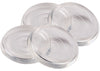 Softtouch Plastic Caster Cup Clear Round 1-13/16 in. W X 1-13/16 in. L 4 pk