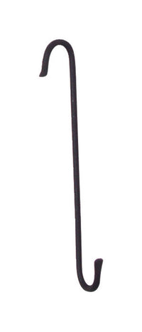 Panacea  Black  Wrought Iron  8 in. H Extension Double J  Plant Hook