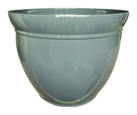 Southern Patio Kittredge 12.83 in. H X 17.5 in. W Resin Planter Gray (Pack of 6).