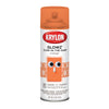 Krylon Glowz Orange Indoor/Outdoor Multipurpose Glow-in-the-Dark Spray Paint 7 sq. ft. Coverage, 6oz.