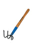 Midwest Rake LLC Tempered High Carbon 3-Tine Head Garden Cultivator with 15 in. Hardwood Handle