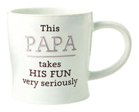 Hallmark Papa Mug Ceramic 1 pk (Pack of 4)