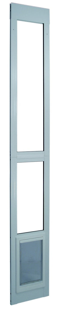 Ideal Pet Products MODPATMW 11-1/2" X 77-5/8-80-3/8" Medium White Modular Pet Patio Door