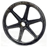 Dial 14 in. H X 14 in. W Black Zinc Blower Pulley