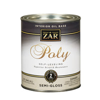 ZAR Ultra Semi-Gloss Clear Polyurethane 1 qt. (Pack of 4)