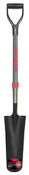 RazorBack 47604 16" Black Drain Spade With Cushion D-Grip Fiberglass Handle