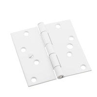 National Hardware 4 in. L White Door Hinge (Pack of 5)