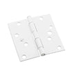 National Hardware 4 in. L White Door Hinge (Pack of 5)