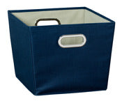 Honey Can Do SFT-08215 15.75" X 13" X 10.8" Blue Storage Bin