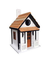 Home Bazaar  9.45 in. H x 6.14 in. W x 7 in. L Wood  Bird House