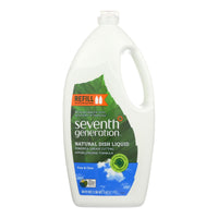 Seventh Generation Dish Liquid - Free and Clear - Case of 6 - 50 Fl oz.