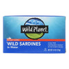 Wild Planet Sardines in Water - Case of 12 - 4.375 oz.