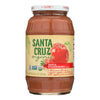 Santa Cruz Organic Apple Sauce - Strawberry - Case of 12 - 23 oz.