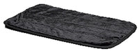 Pet Mat, Black Synthetic Fur, 24-In.