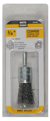 3/4-Inch Coarse Crimped Wire End Brush