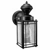 Heath Zenith Black Motion-Sensing Incandescent Wall Lantern