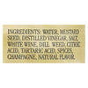 Woeber's Reserve Champagne Dill Mustard - Case of 6 - 4.25 oz.