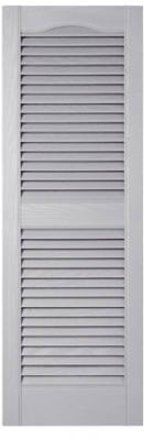 15 x 43-In. Paintable Louvered Shutters, Pair