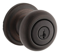 Weiser Troy Venetian Bronze Entry Lockset 1-3/4 in.