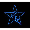 Star Bright  LED Neon Dimming Star  Silhouette  Blue  Metal/Plastic  1 pk