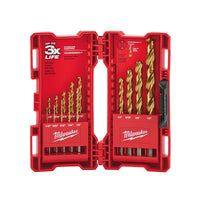 Milwaukee Drill Bit 14 Piece,Incl1/16 ",5/64 ",3/32 ",7/64 ",1/8 ",9/64 ",5/32 ",3/16 ",7/32 ",1/4 "