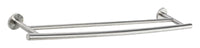 Amerock  Arrondi  Stainless Steel  Double Towel Bar  24 in. L Steel