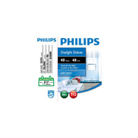 Philips 40 W T12 1.5 in. D X 48 in. L Fluorescent Tube Light Bulb Daylight Linear 6500 K 2 pk (Pack of 18)