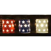 Sienna  Americana  Lantern Set  Metal  3 pk