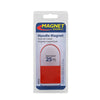 Magnet Source 1 in. L X .75 in. W Red Handle Magnet 25 lb. pull 1 pc